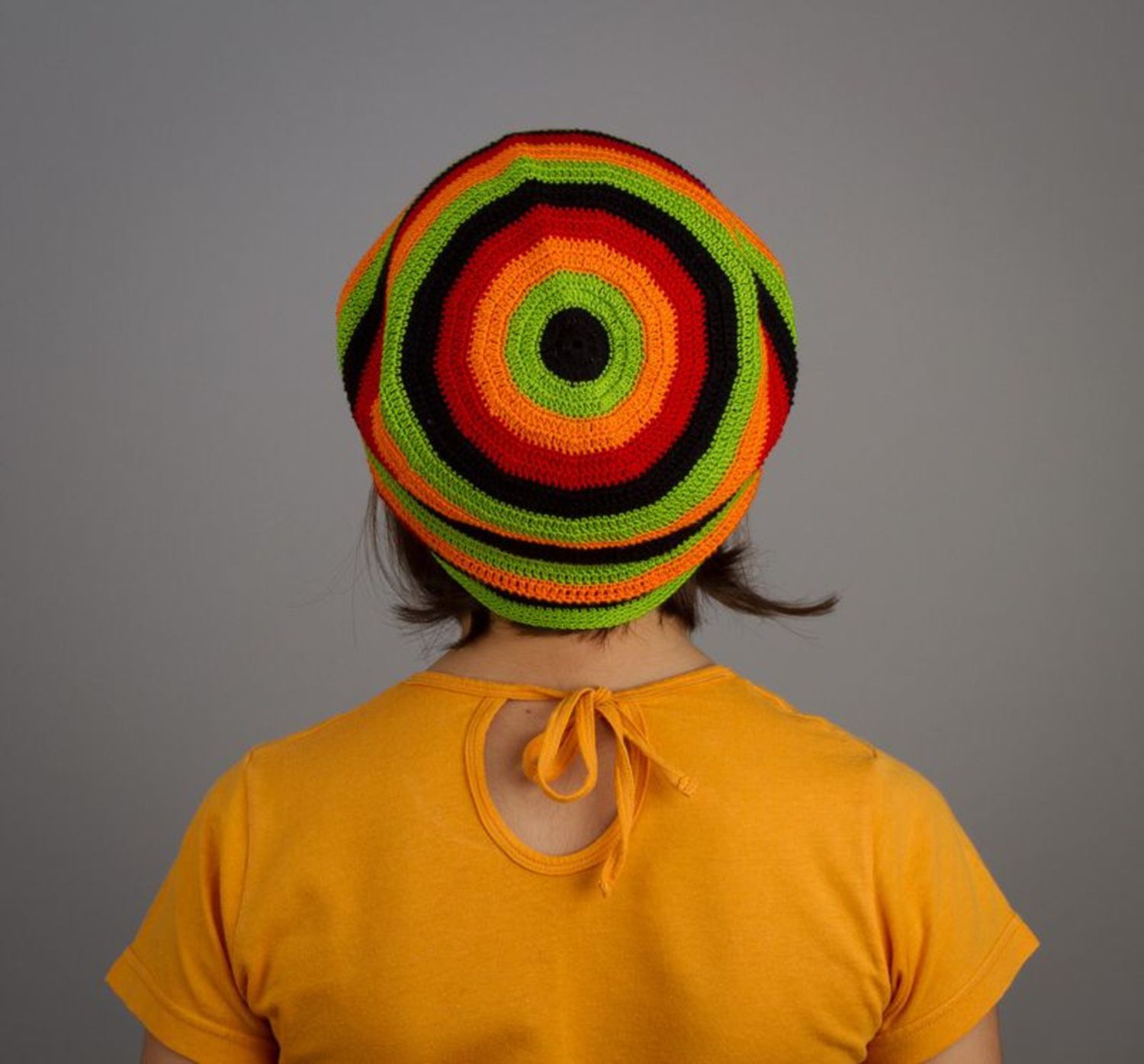 Bonnet d'enfant demi-saison multicolore photo 3