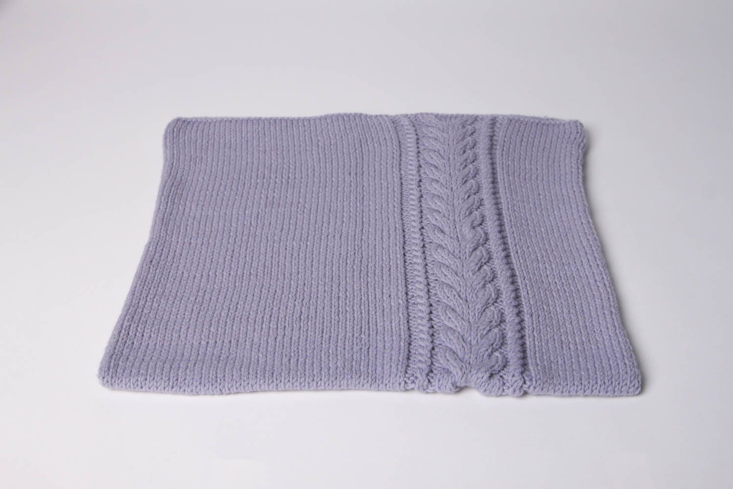 Knitted pillowcase woolen home decor handmade cushion case designer gift for her photo 2