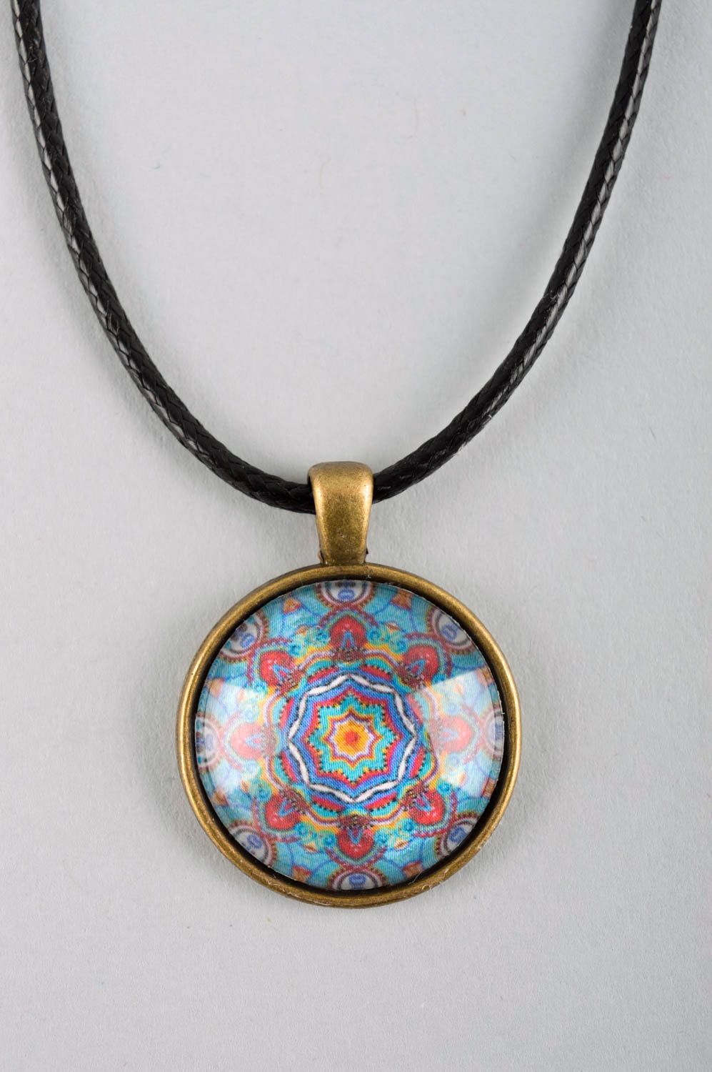 Handmade designer pendant everyday accessories for women glass pendant for girl photo 3