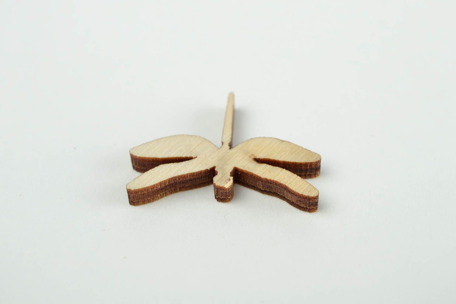 Handgemachtes Deko Element Figur zum Bemalen Holz Rohling Miniatur Figur Libelle foto 5
