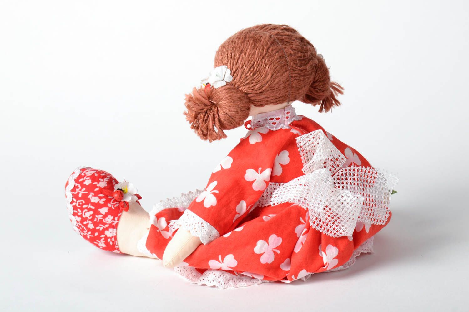 Кукла текстильная Бусинка  фото 3