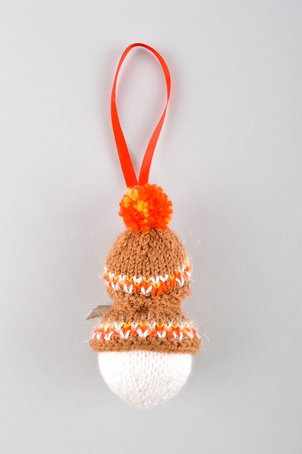 Handmade decorative hanging beautiful designer toy crocheted Christmas decor photo 3