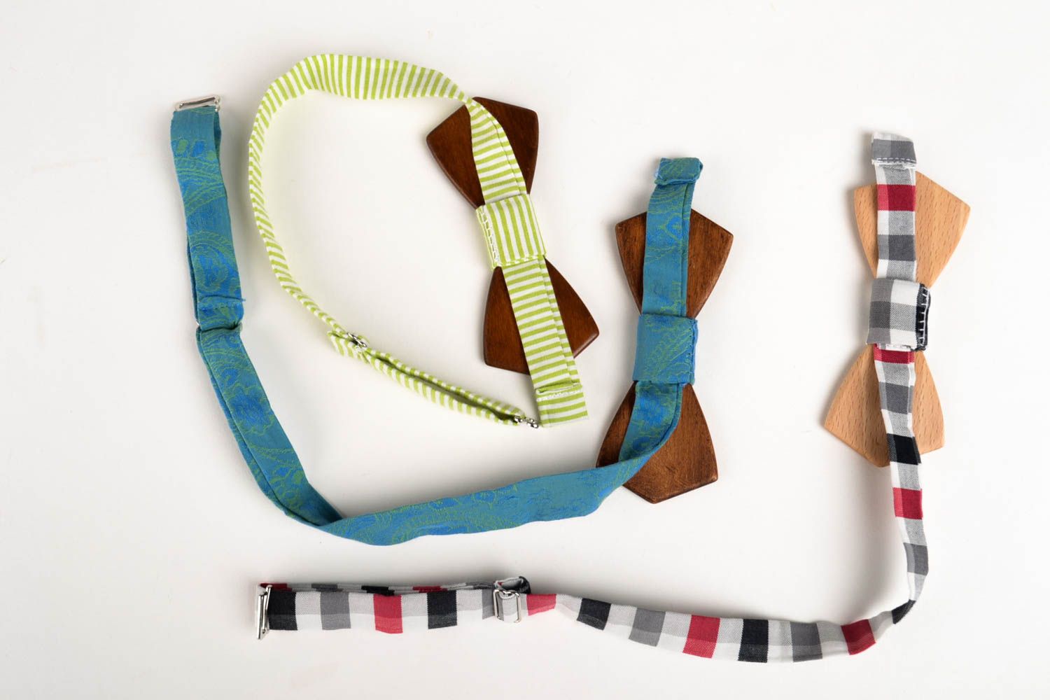 Handmade designer bow ties stylish wooden bow ties 3 elegant male accessories photo 4