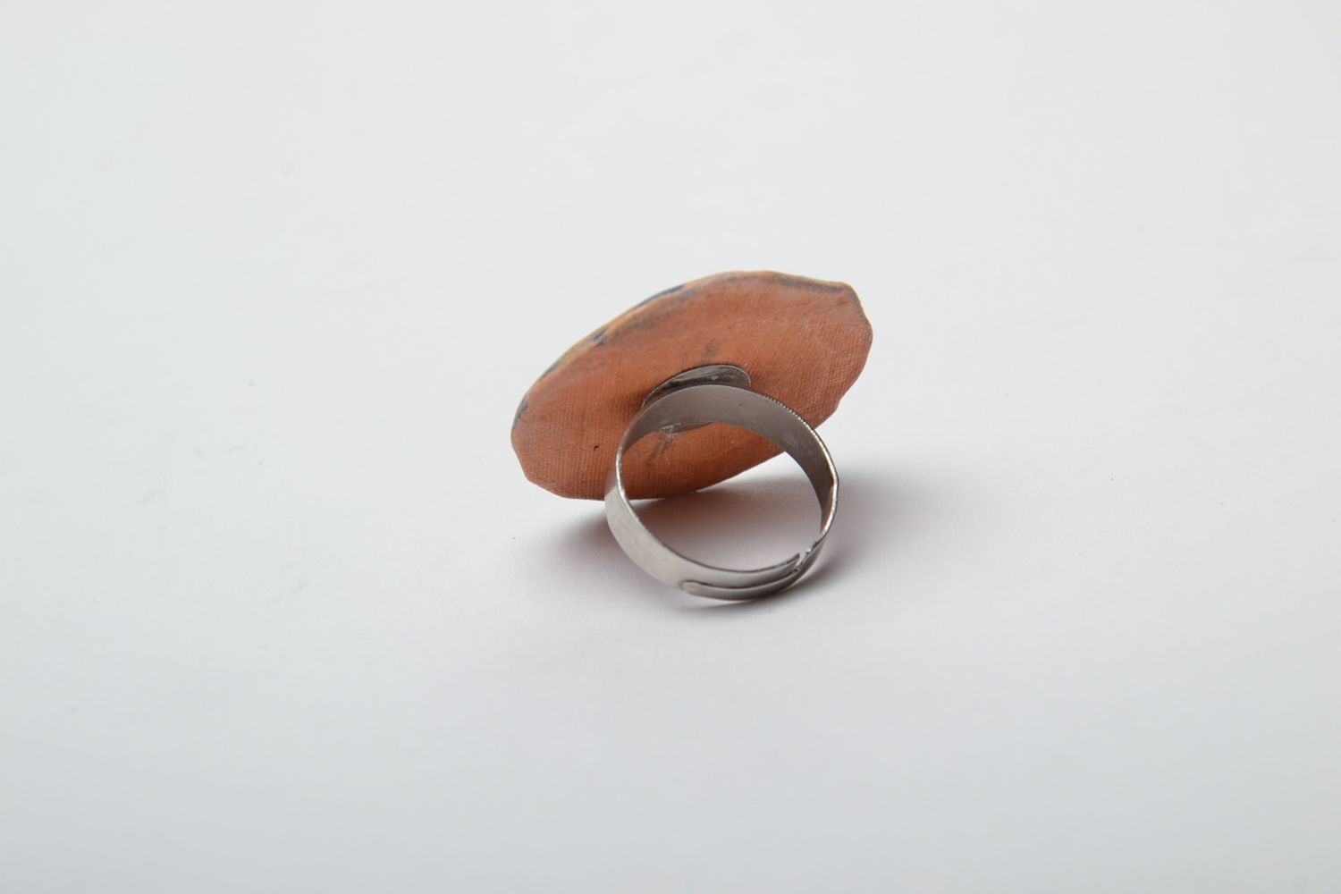 Керамический перстень с цветной эмалью фото 4
