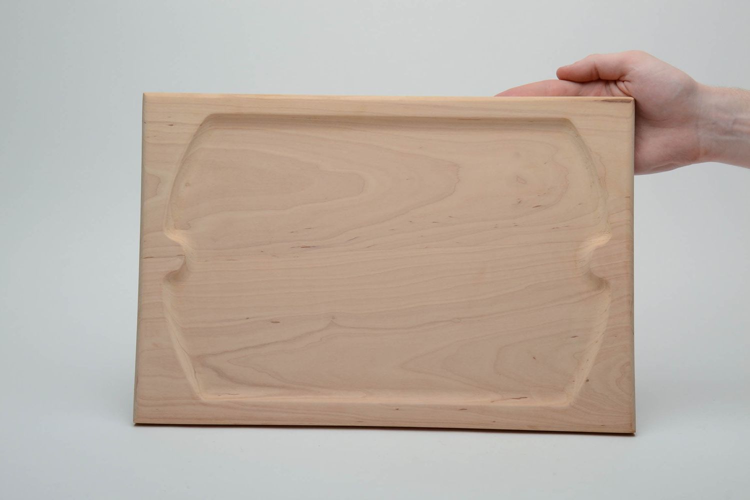Handmade wooden blank tray photo 5