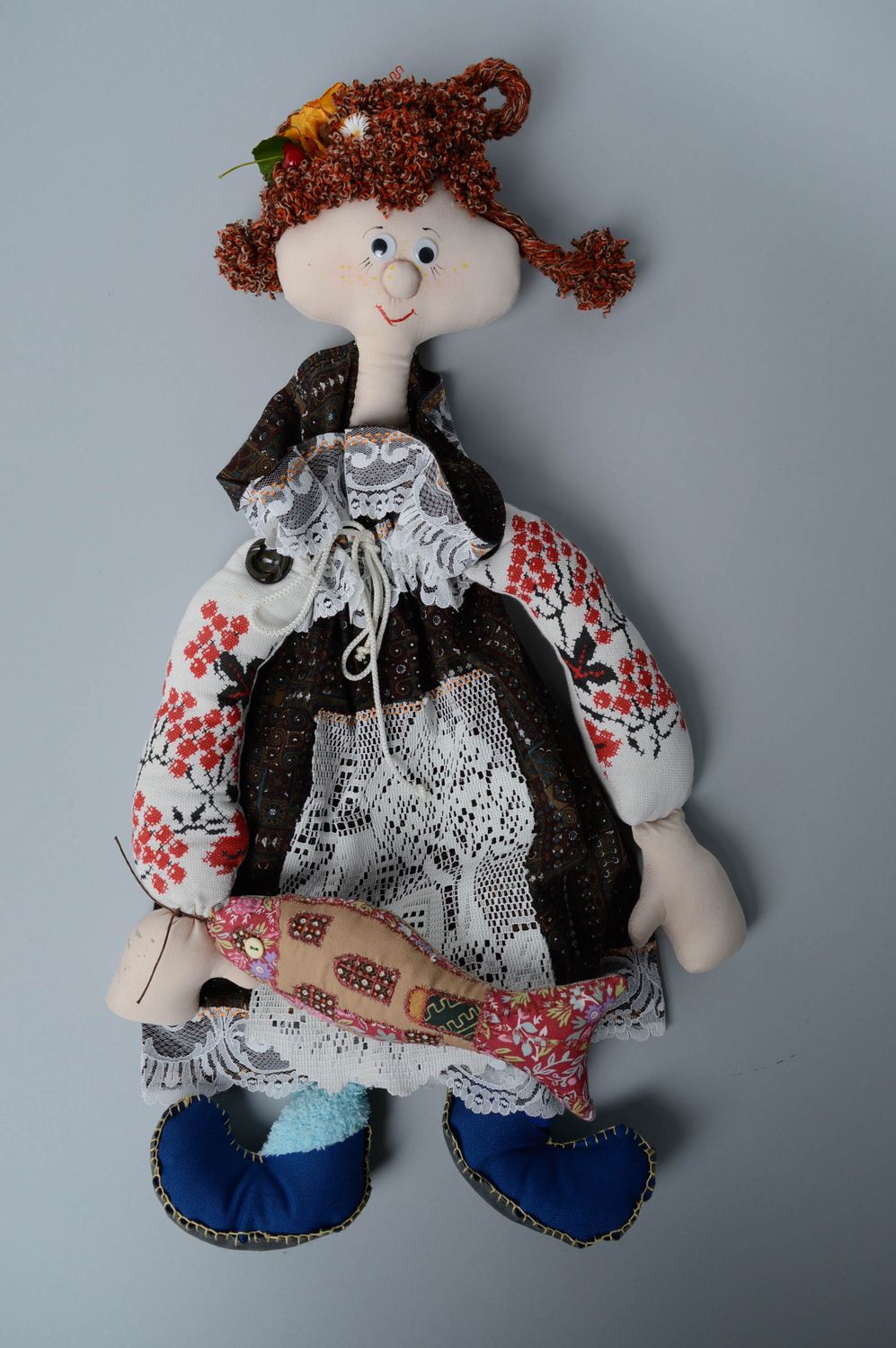 Fabric doll for kitchen photo 1