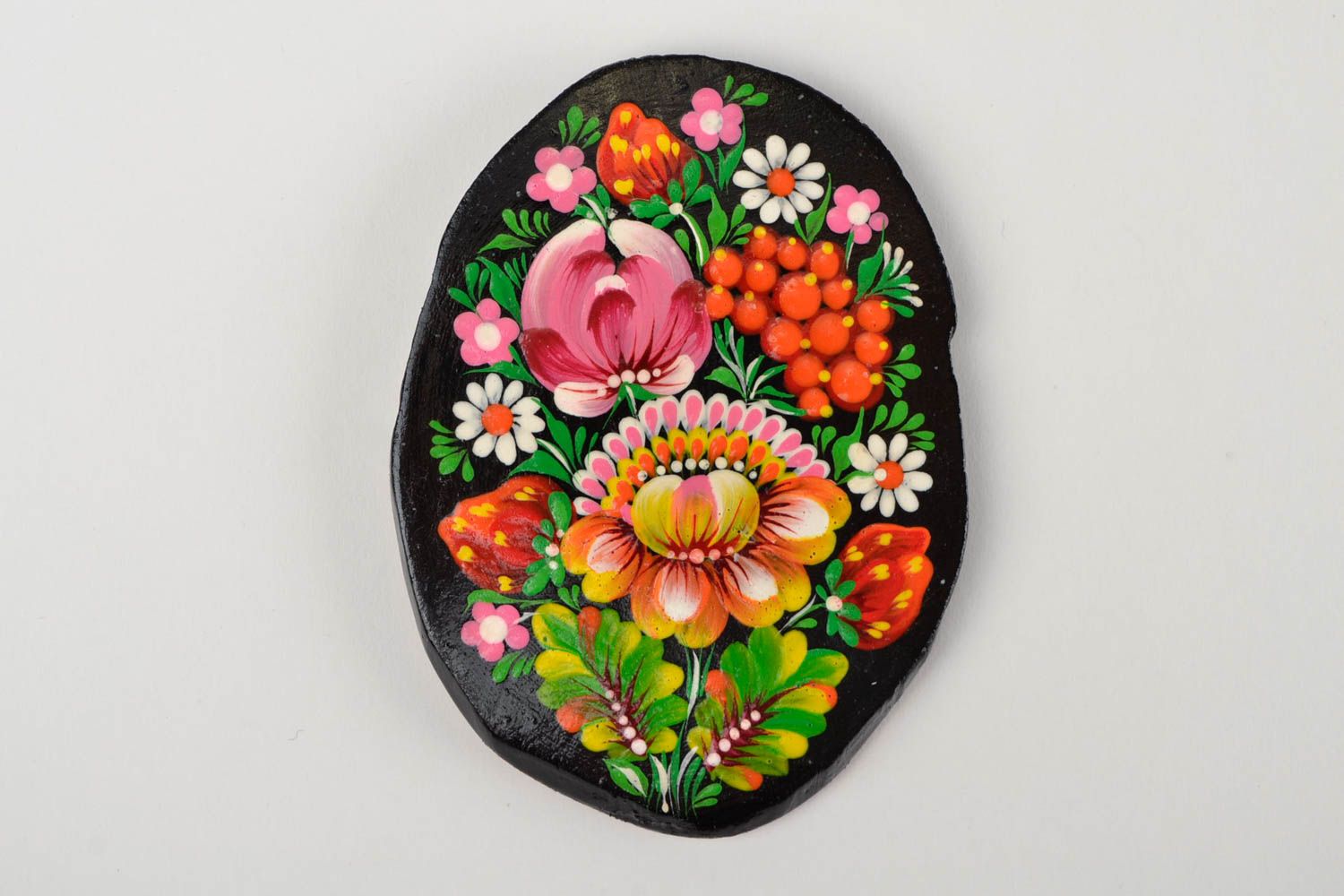 Kühlschrank Magnet handmade Deko für die Küche Deko Accessoires aus Holz Blumen foto 3
