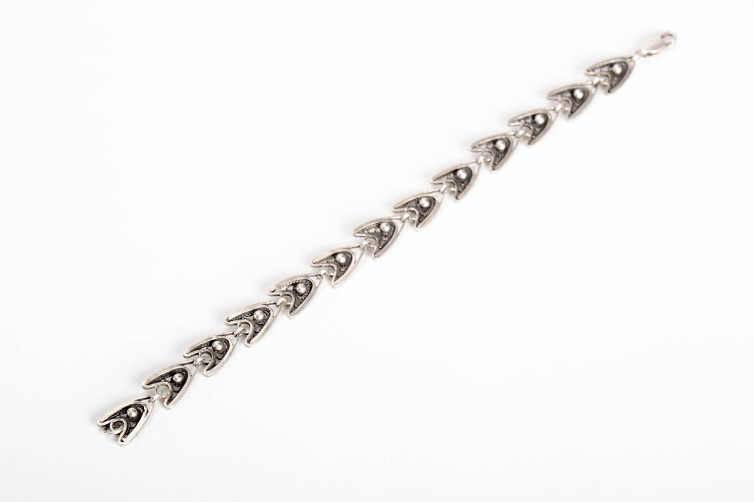 Elegant silver bracelet handmade chain bracelet designs cool jewelry designs  photo 3