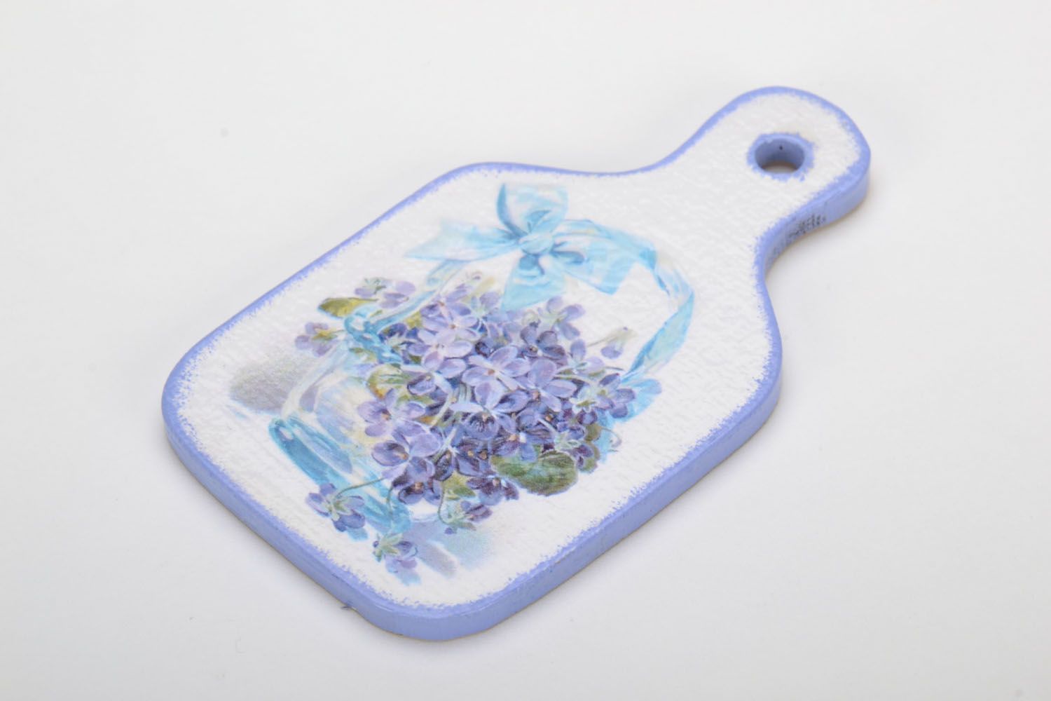 Homemade magnet in Provence style Lilac photo 3