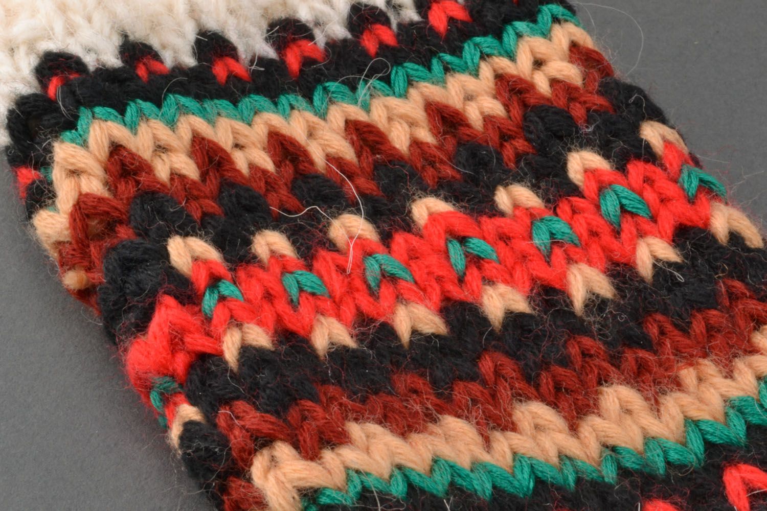 Calcetines de lana tejidos a mano	 foto 3