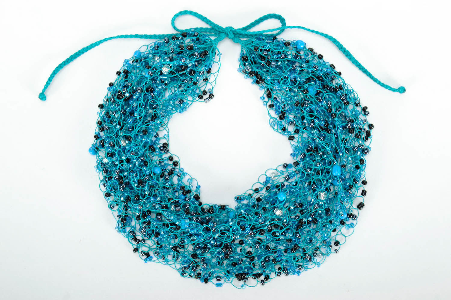 Necklace with Chinese beads photo 3