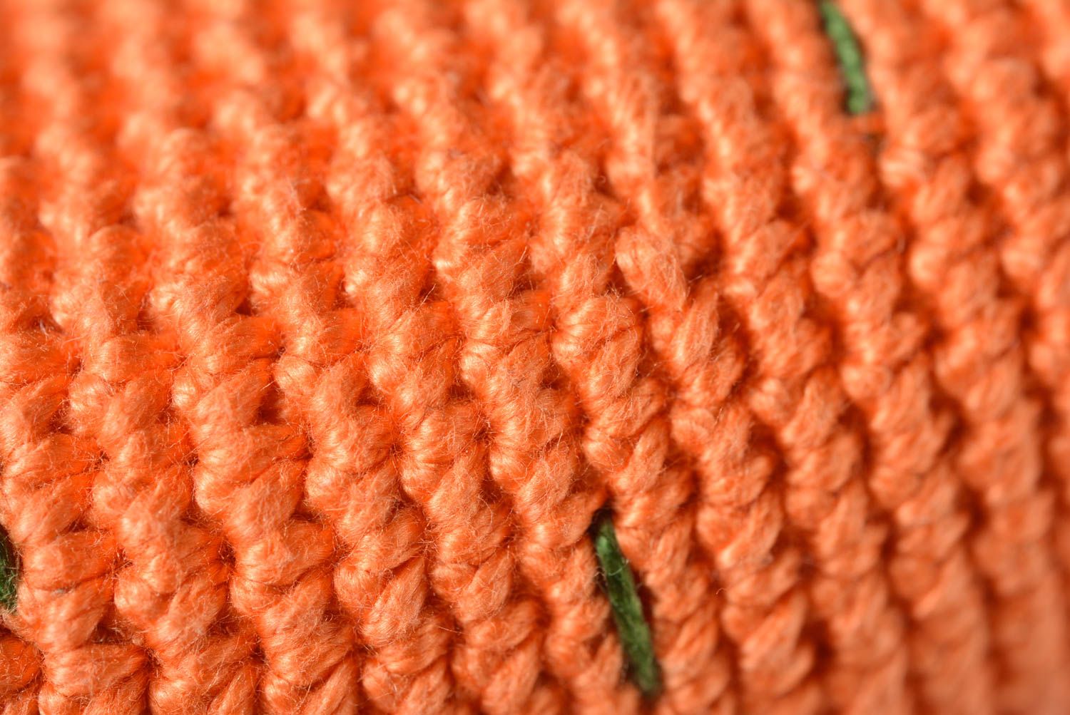 Hochet bébé fait main Jouet carotte orange en coton au crochet Jouet pour bébé photo 4