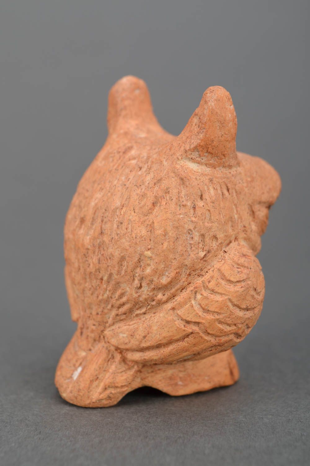Clay figurine of owl photo 5