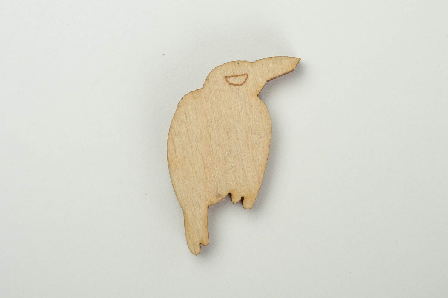 Vogel Figur handmade Deko Element aus Holz Figur zum Bemalen klein originell foto 4