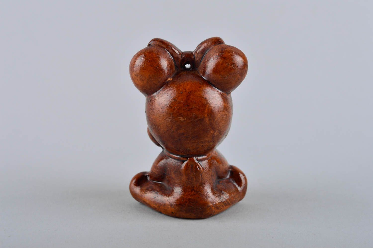 Figurita de cerámica artesanal elemento decorativo regalo original Ratoncita foto 4