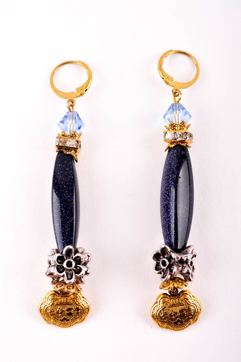 Handmade Ohrringe Modeschmuck Ohrhänger Ohrringe für Damen originell modisch foto 3