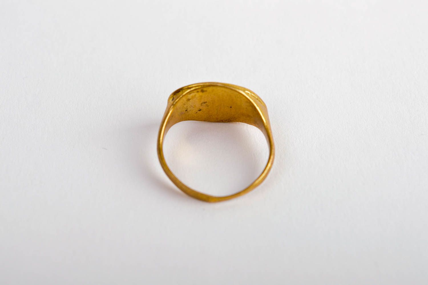Кольцо ручной работы оригинальное кольцо женский перстень металлический перстень фото 4