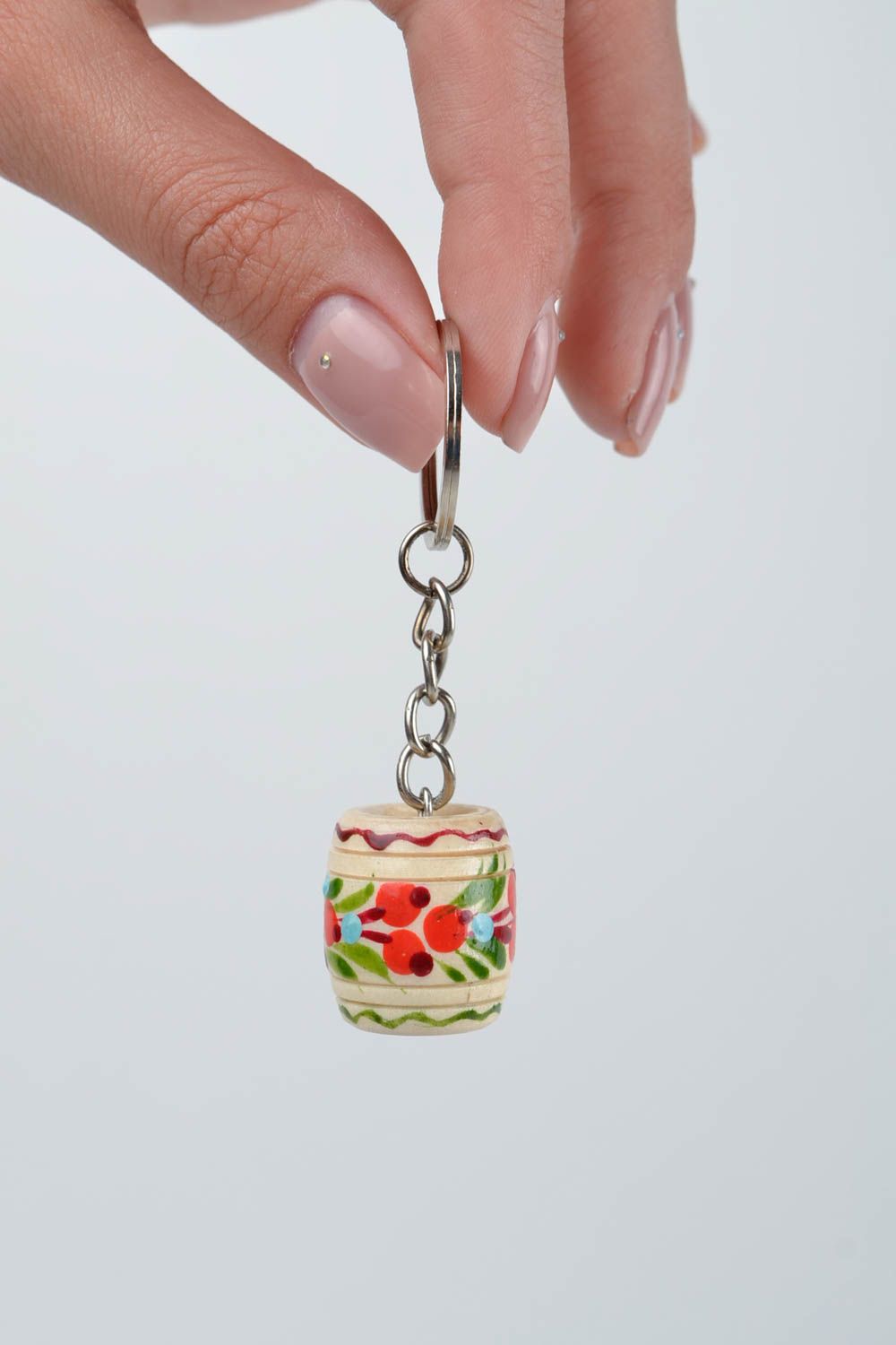 Unusual handmade wooden keychain popular keychain fashion accessories gift ideas photo 2