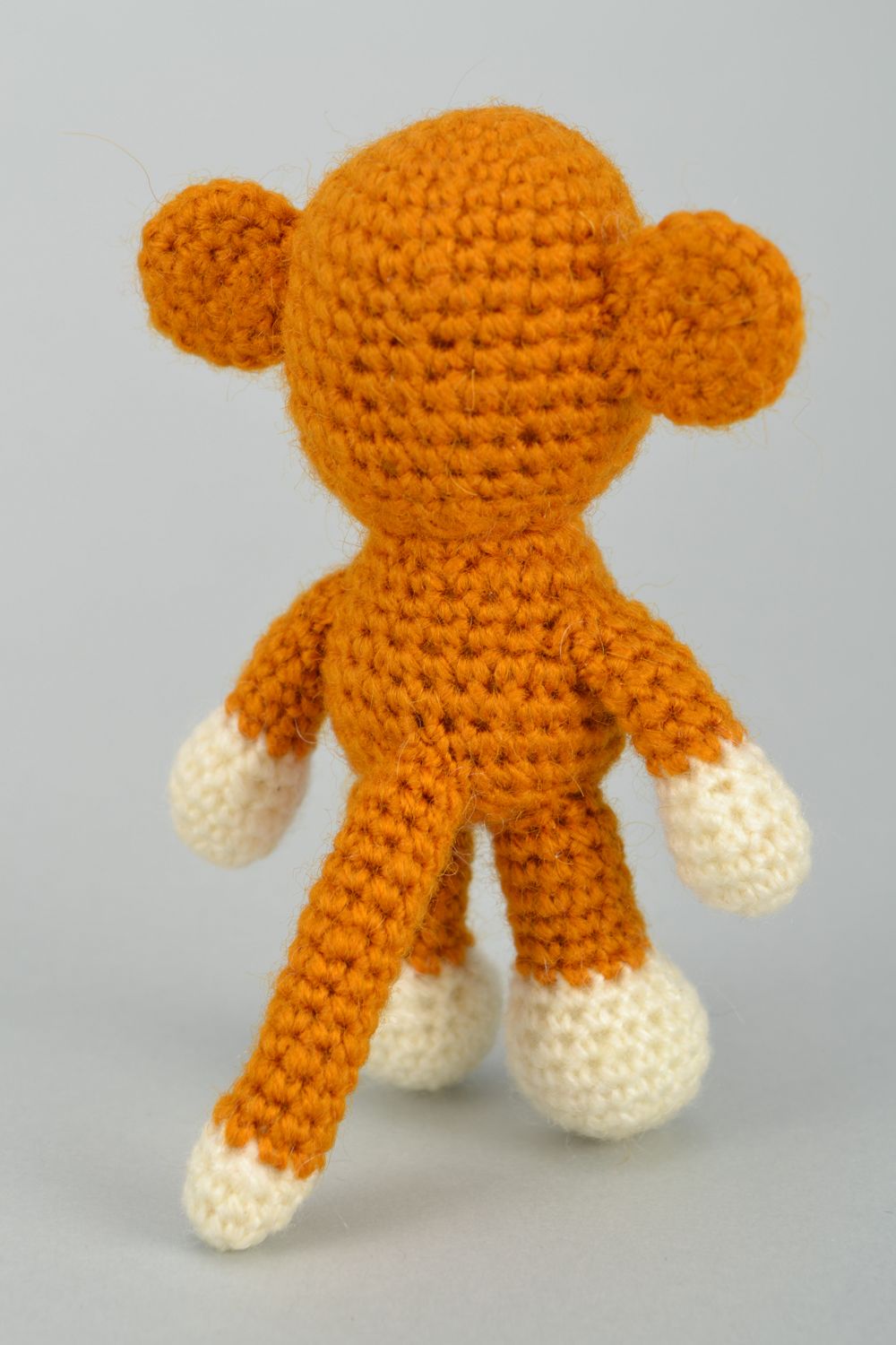 Soft crochet woolen toy Monkey  photo 5