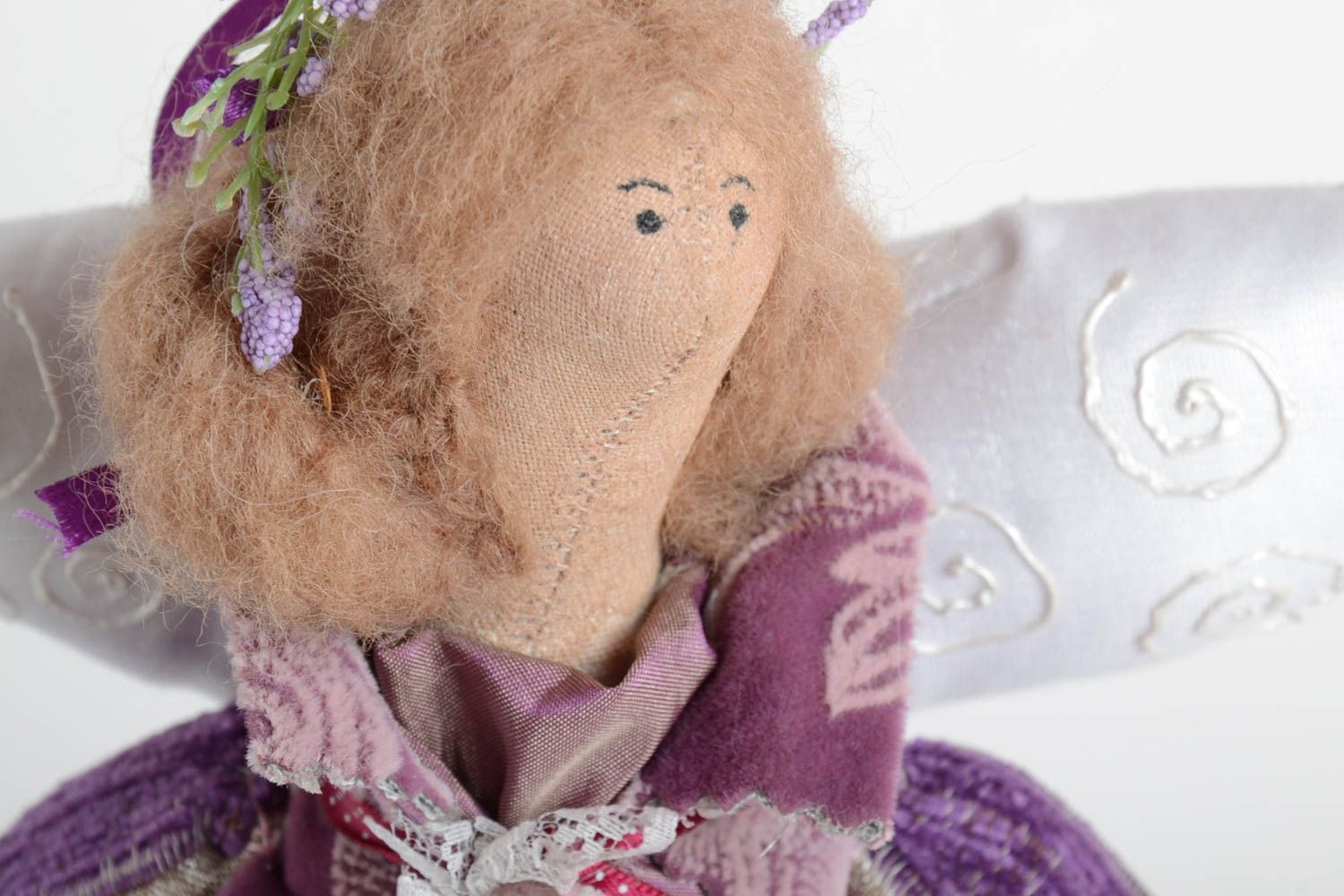 Muñeca de tela hecha a mano juguete para niñas regalo personalizado estiloso foto 3