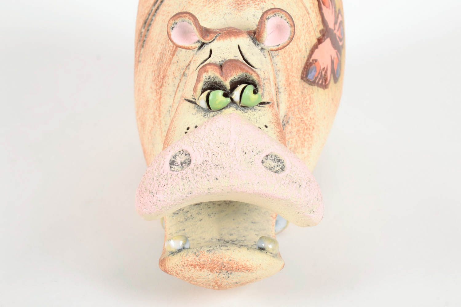 Ceramic money-box Hippo Dora photo 5