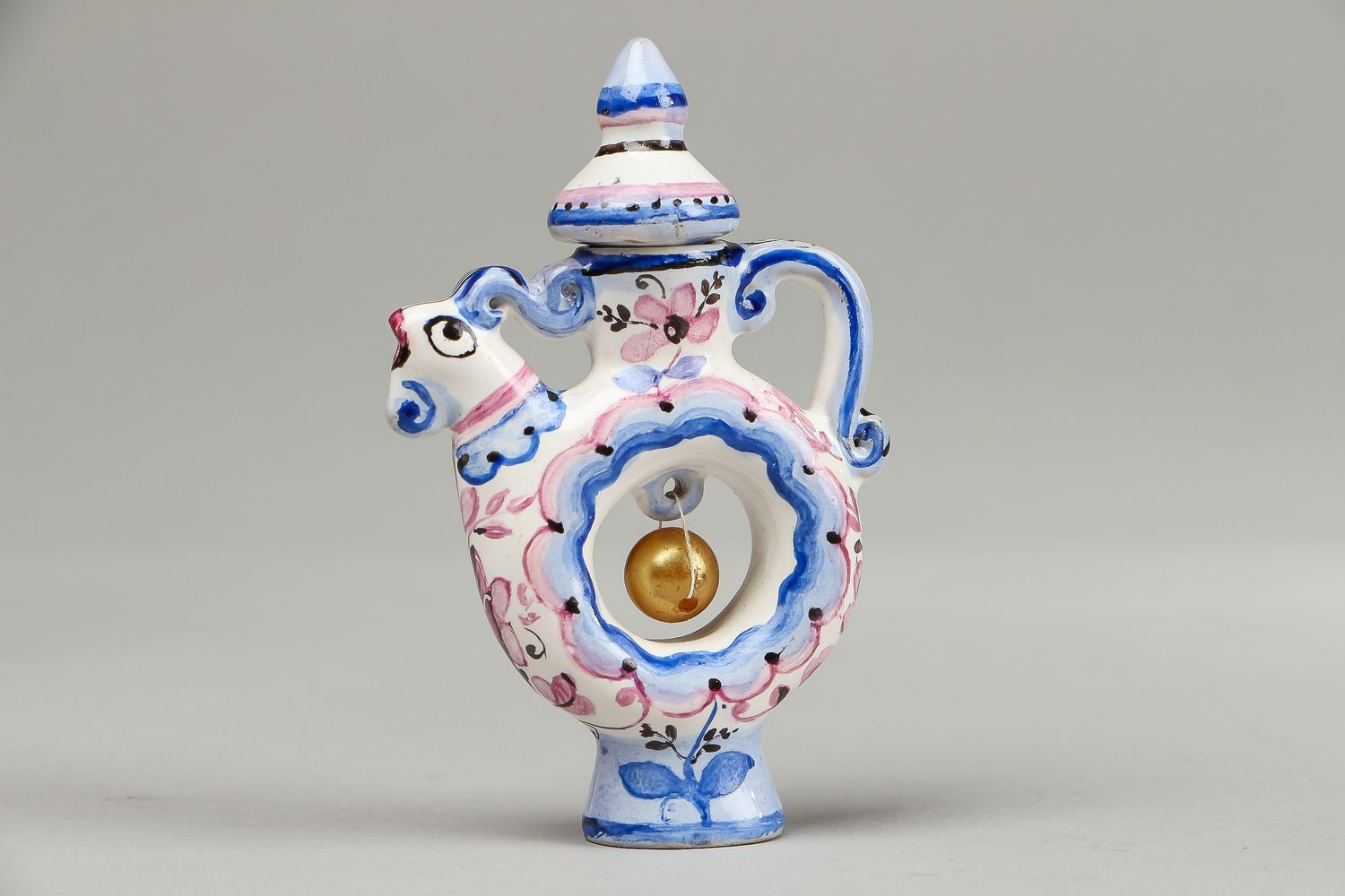 3,5 inches porcelain teapot shape vase décor 0,12 lb photo 1