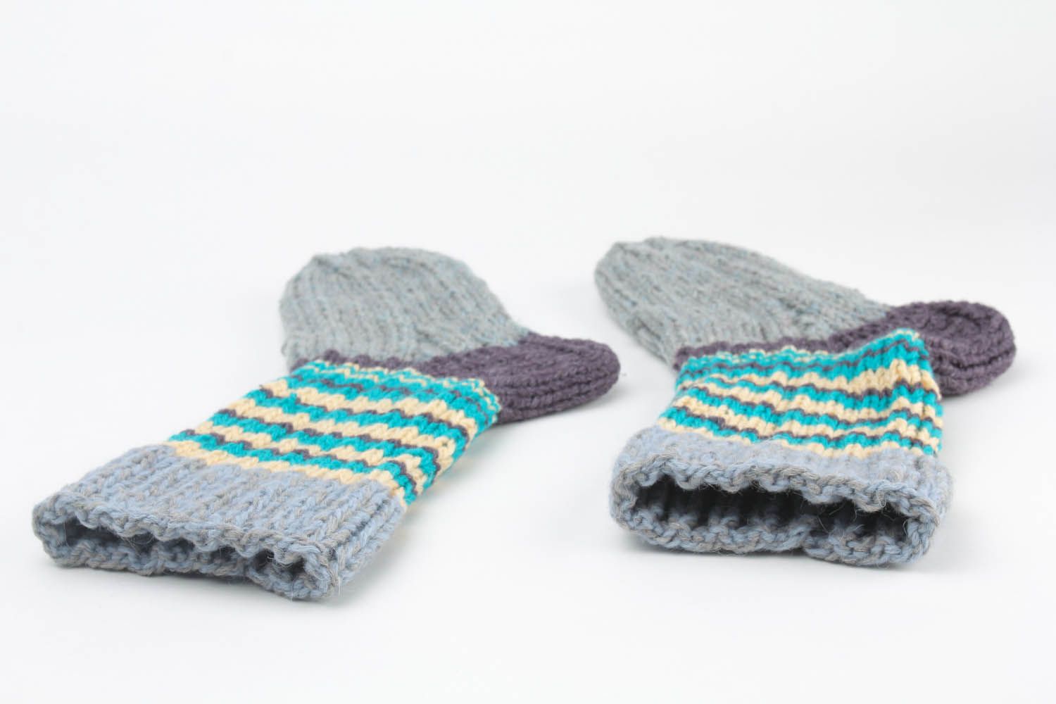 Socks knitted manually photo 4