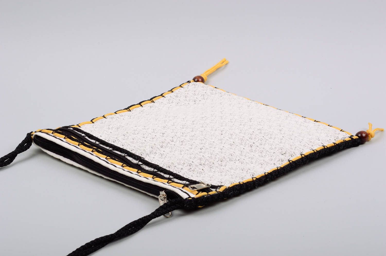 Unusual handmade fabric bag textile shoulder bag fashion accessories gift ideas photo 3