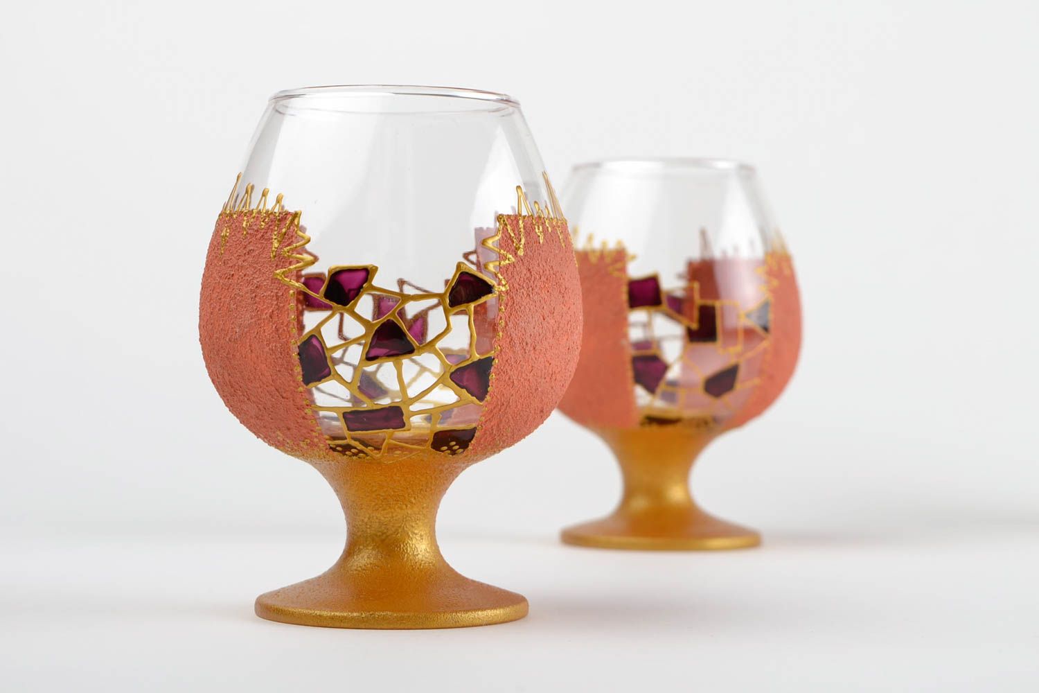 Beautiful handmade balloon wine glass glass types glass ware table decor photo 1