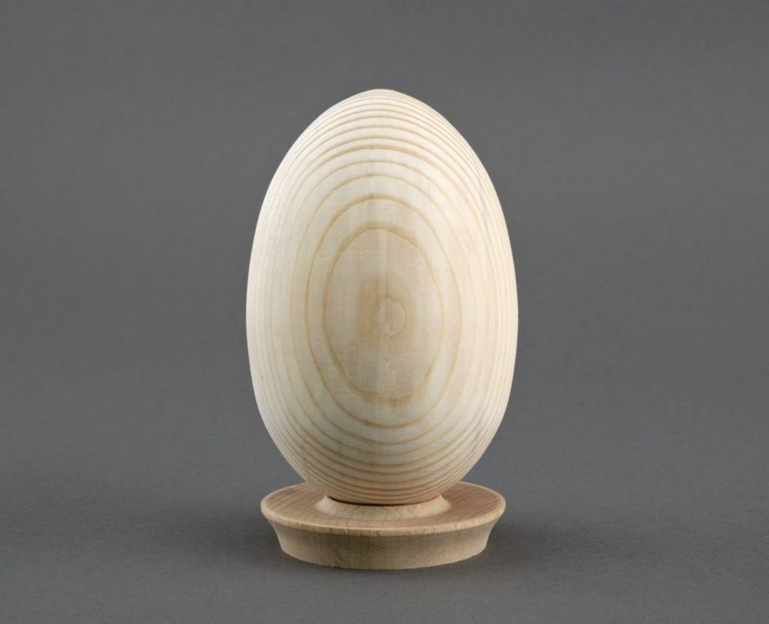 Semilavorato di legno fatto a mano Statuetta uovo di pasqua Uovo da decorare
 foto 3