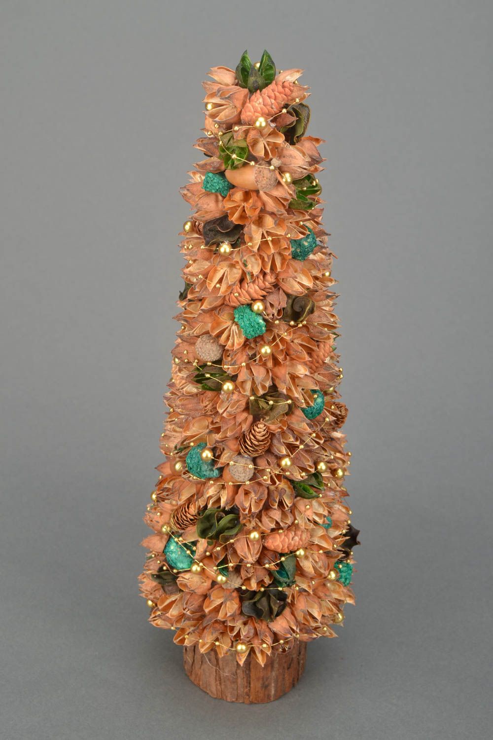 Искусственная елка-топиарий для новогоднего декора фото 4