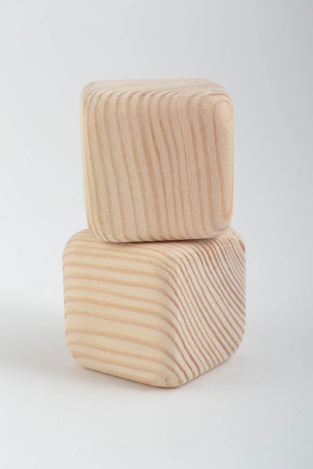 Симпатичный набор кубиков для декупажа изготовленых из дерева ручной работы фото 4