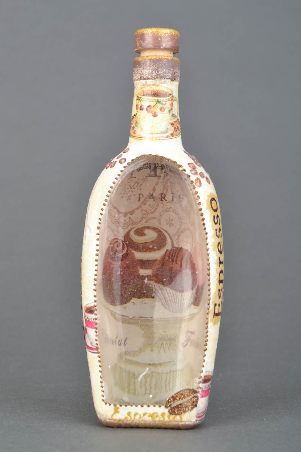 Handmade decorative bottle photo 2