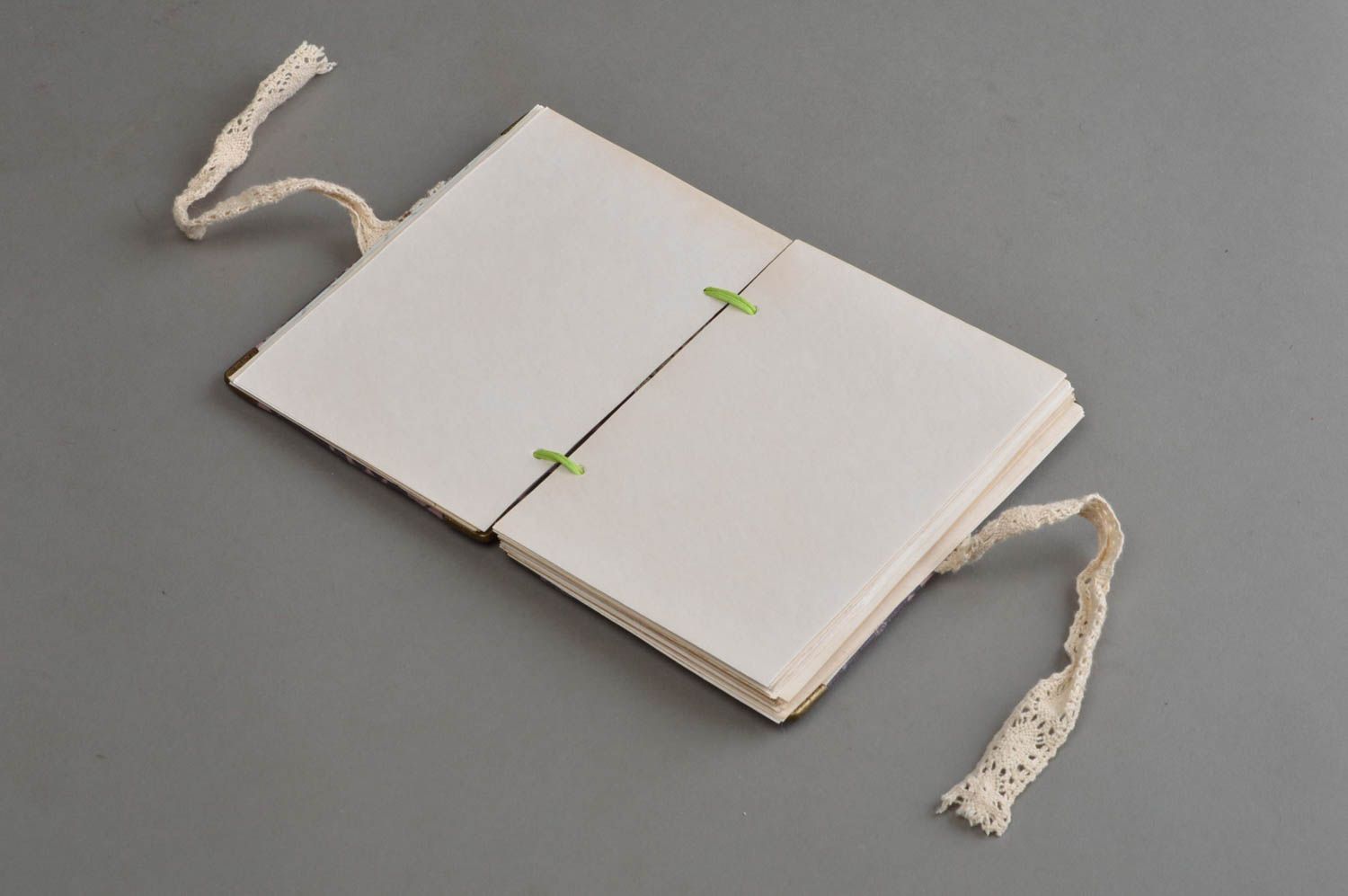 Handmade Notiz Buch Geschenk für Frauen Mode Accessoires mit Stoff Hülle schön foto 4