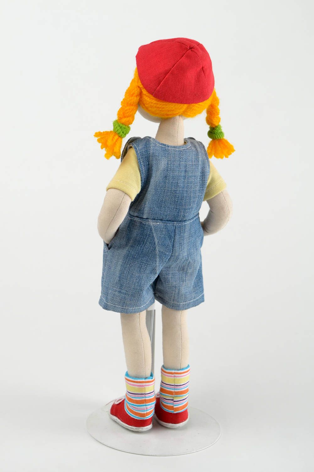 Muñeco de peluche hecho a mano de tela juguete infantil regalo para niño foto 2