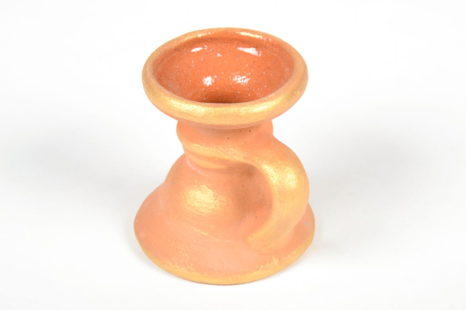 Clay candle holder photo 3