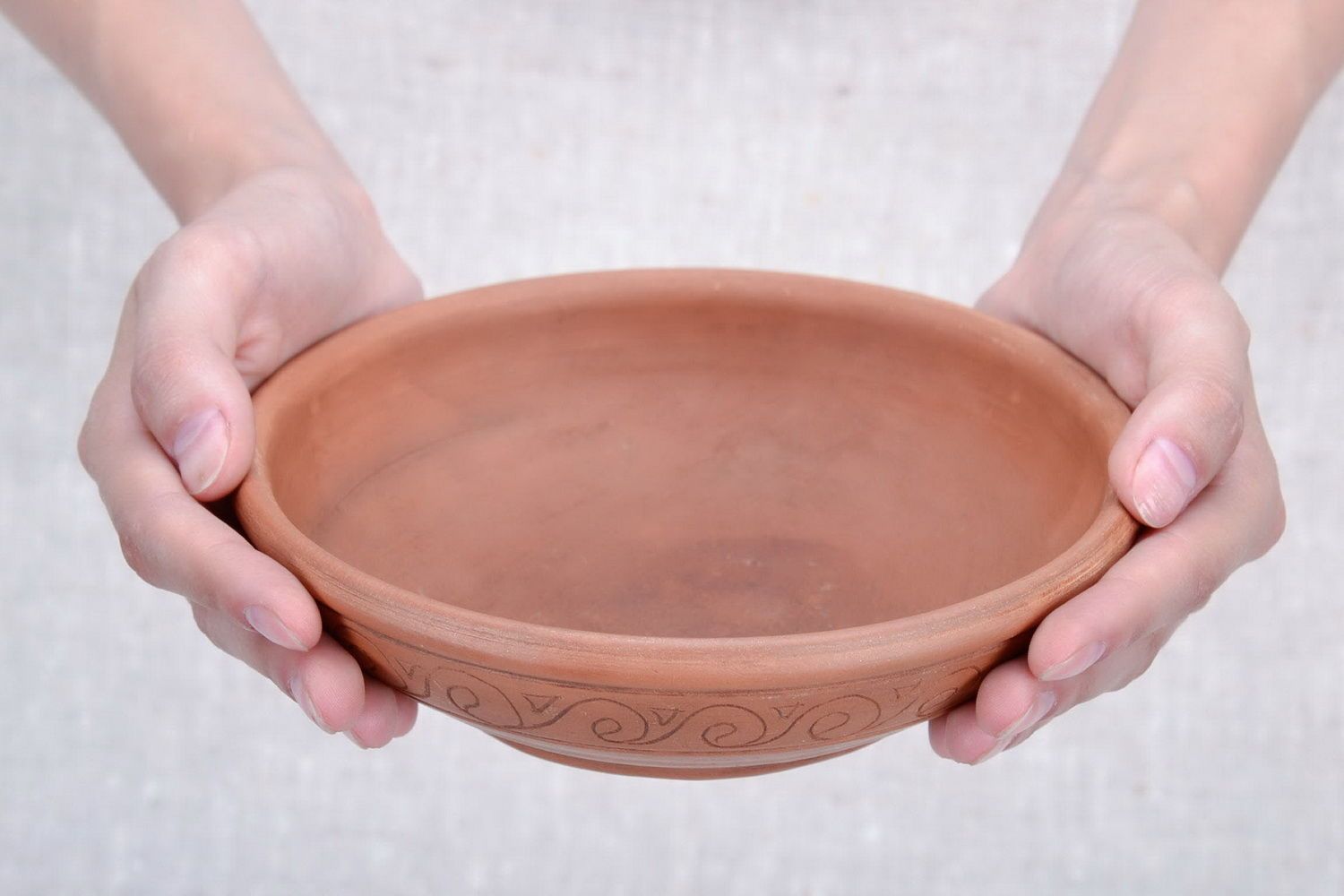 Clay bowl for vegetables photo 5