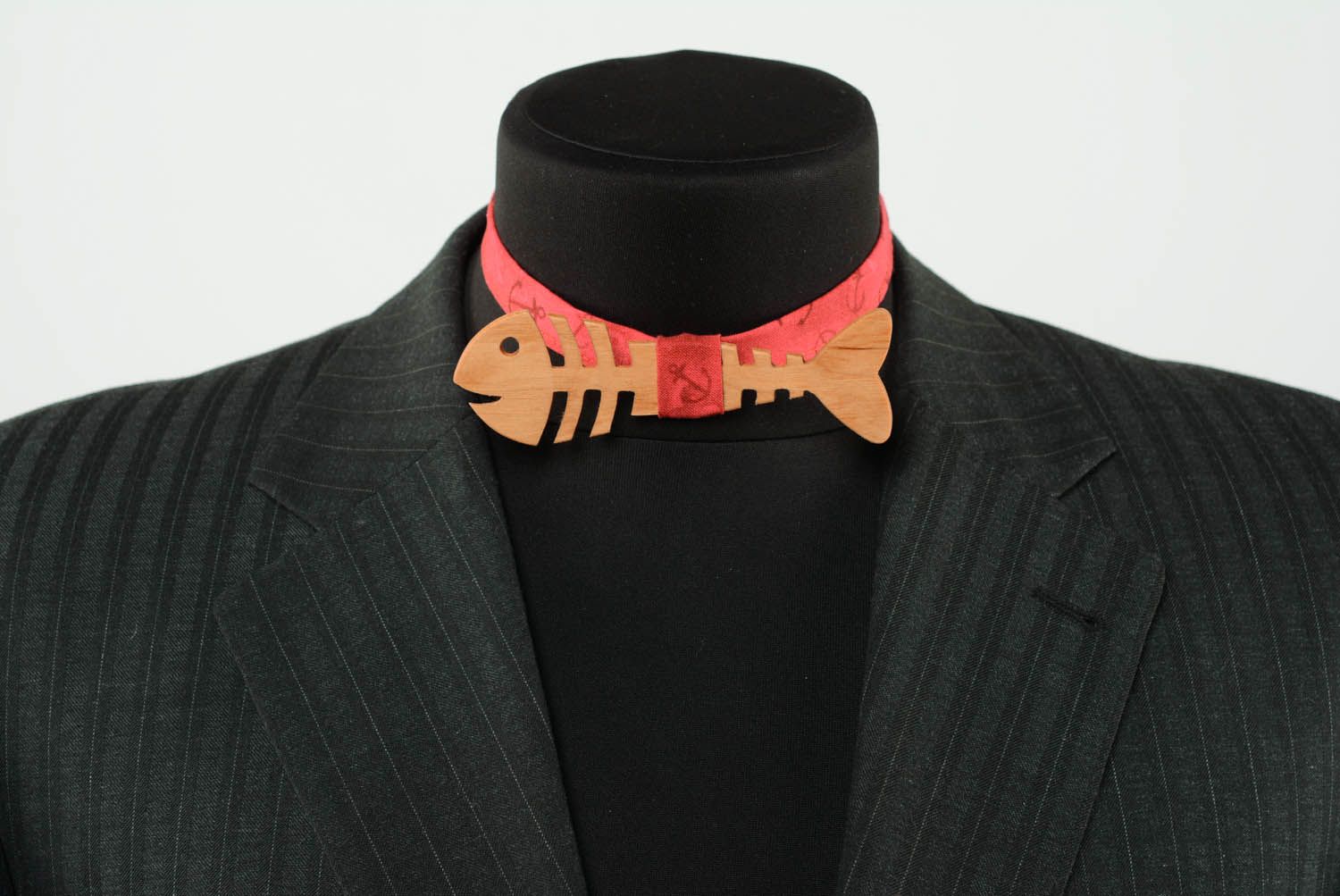 Wooden bow tie Mr. Fish photo 2