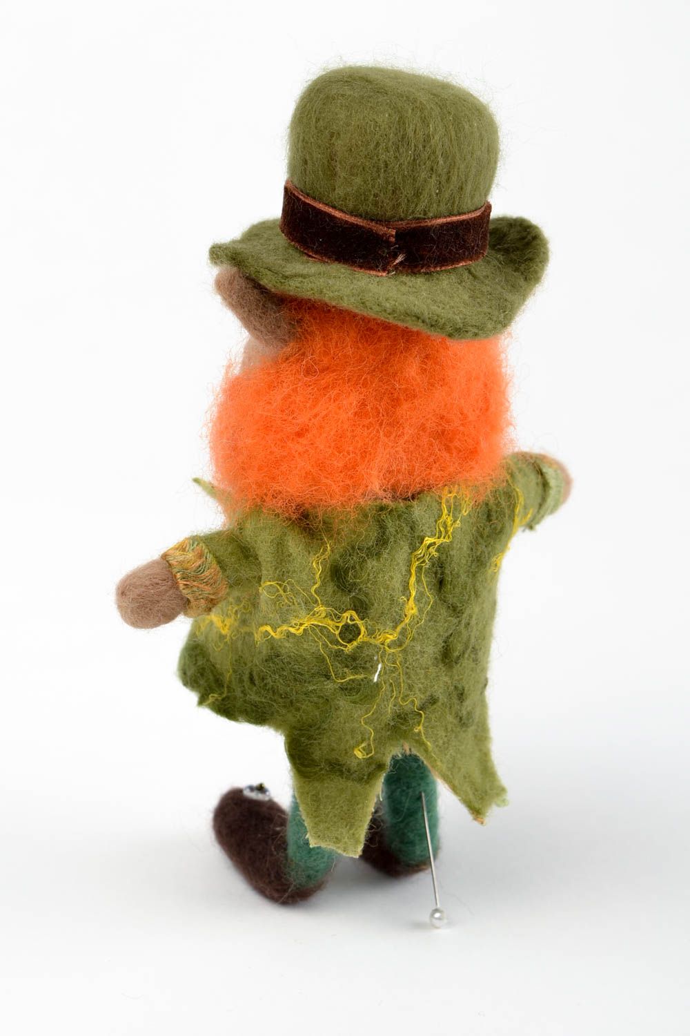 Peluche décorative fait main Jouet en laine feutrage mouillé Cadeau enfant photo 5