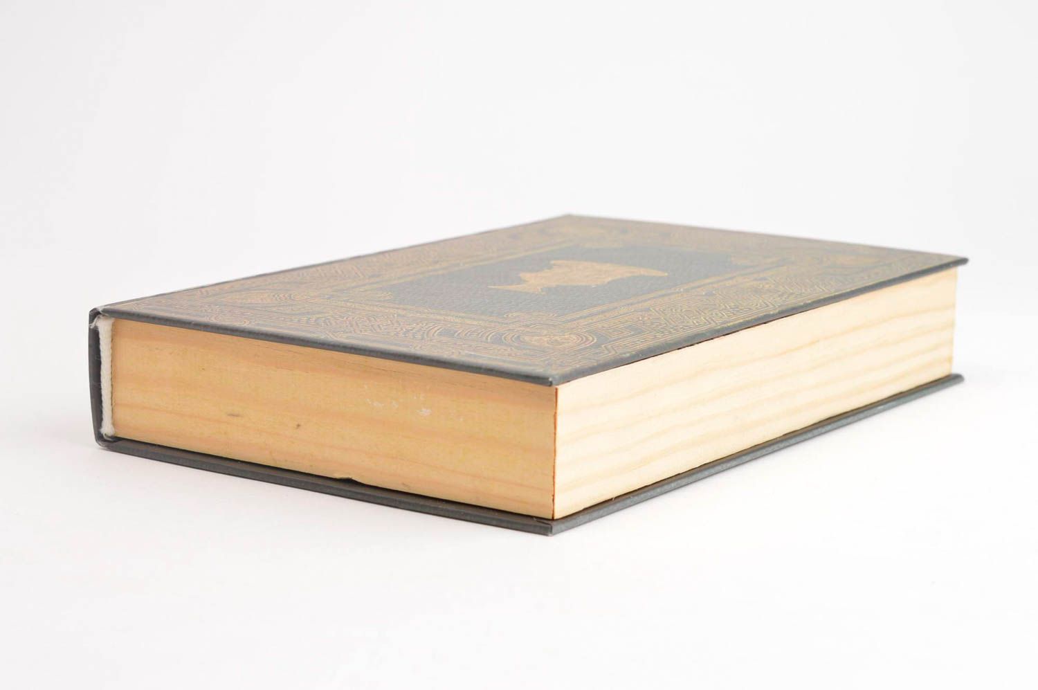 Handcrafted wooden jewelry box designer coffret book for money secret box photo 3