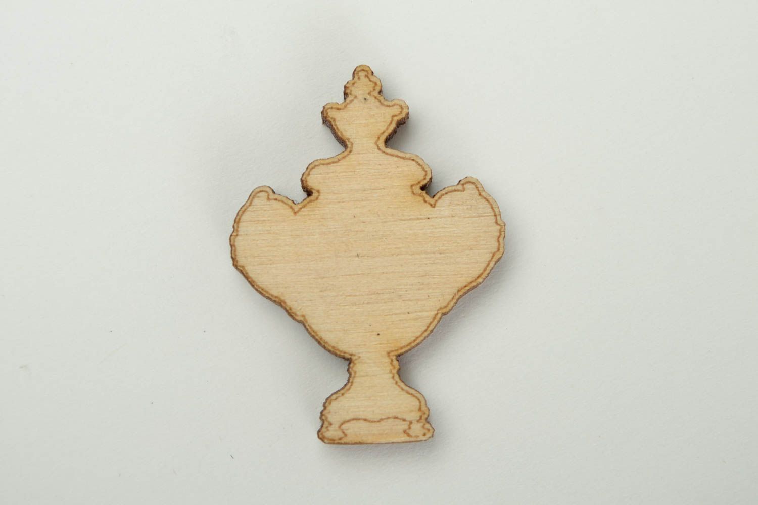 Miniatur Figur handmade Deko Element schön Figur zum Bemalen Holz Rohling foto 3
