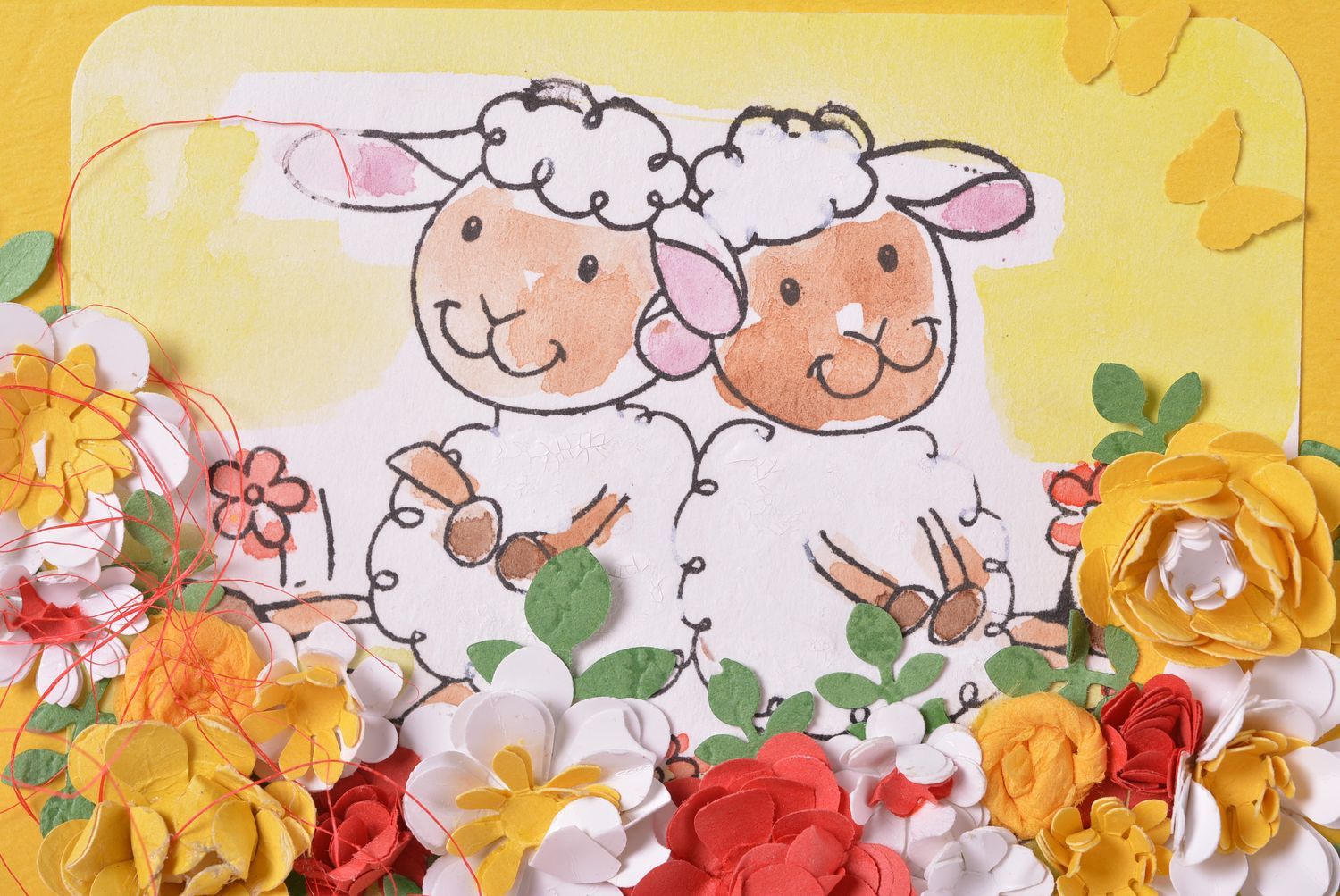 Handmade lustige Geburtstagskarte Geschenkidee für Mädchen Scrapbook Karte schön foto 3