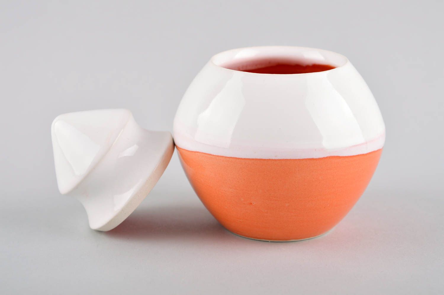 Zuckerdose Keramik handmade Küchen Accessoire Geschenk Idee Küchen Zubehör bunt foto 3