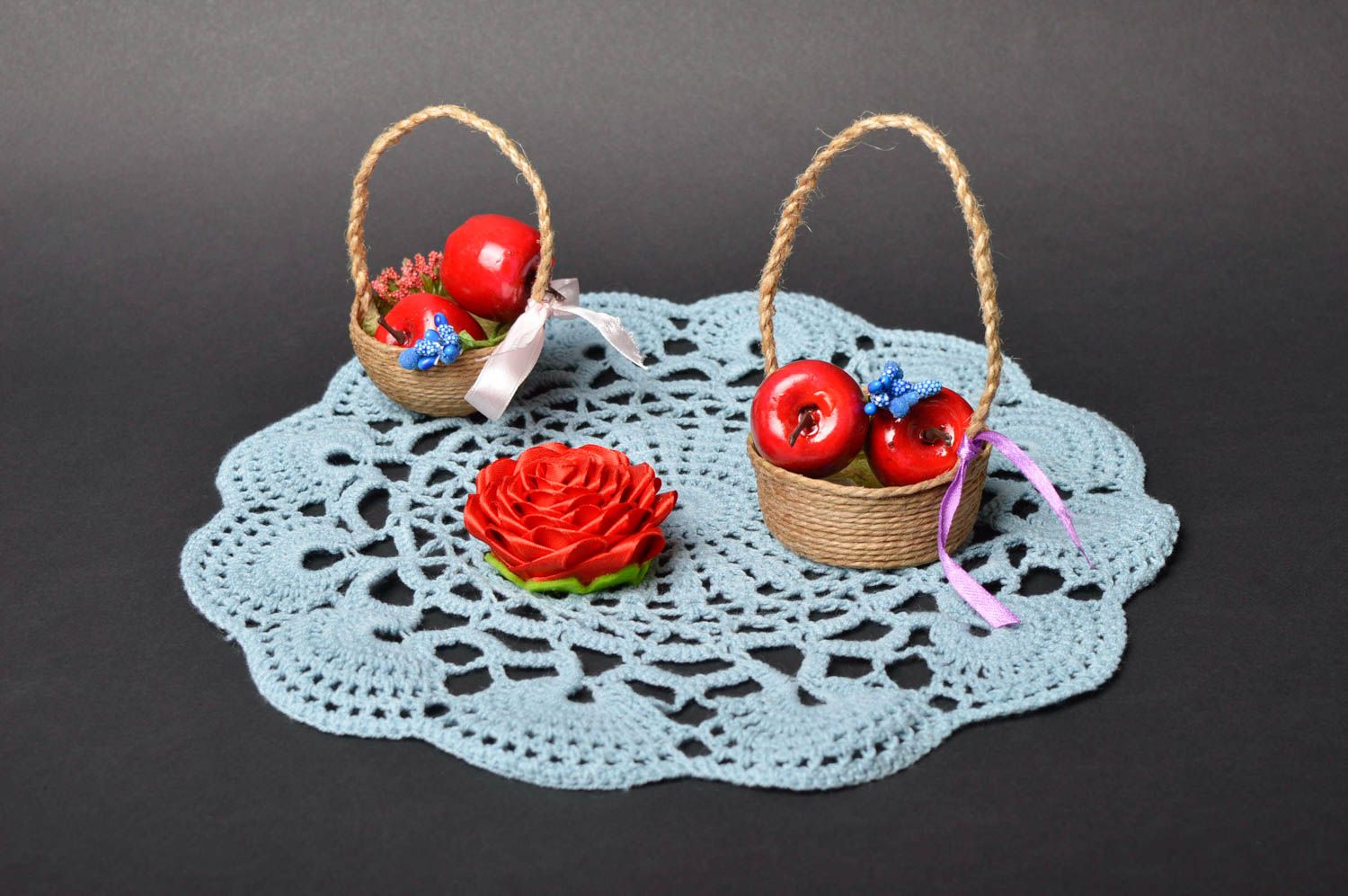 Handmade table decor hand crochet napkin lacy napkin housewarming gift ideas photo 1