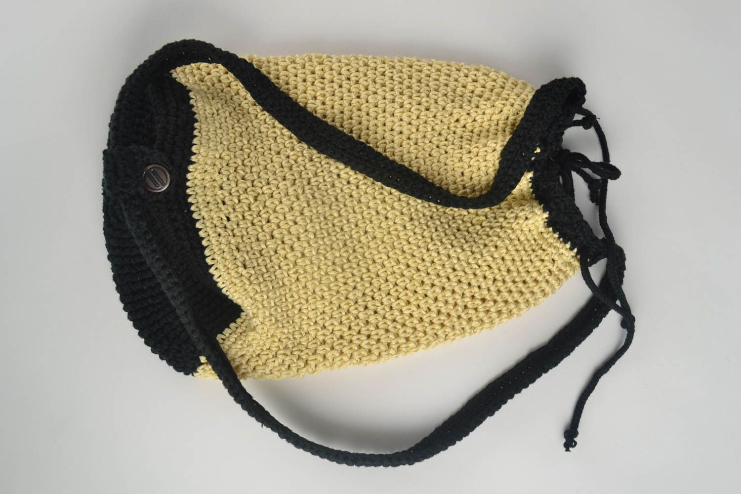 Женский рюкзак ручной работы сумка рюкзак женская сумка желтая с ромашками фото 3