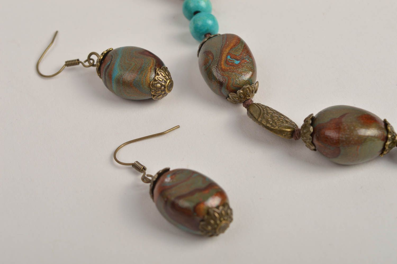 Handmade accessories polymer clay earrings polymer clay bead fashion jewelry photo 4