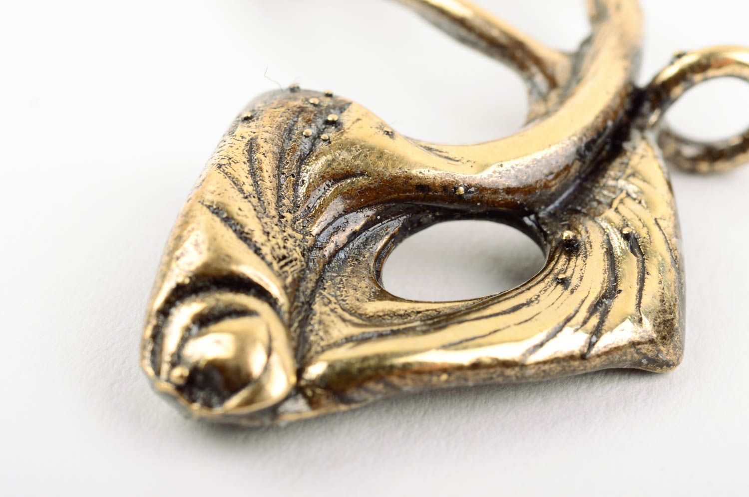 Stylish homemade brass pendant unusual metal pendant jewelry designs gift ideas photo 4