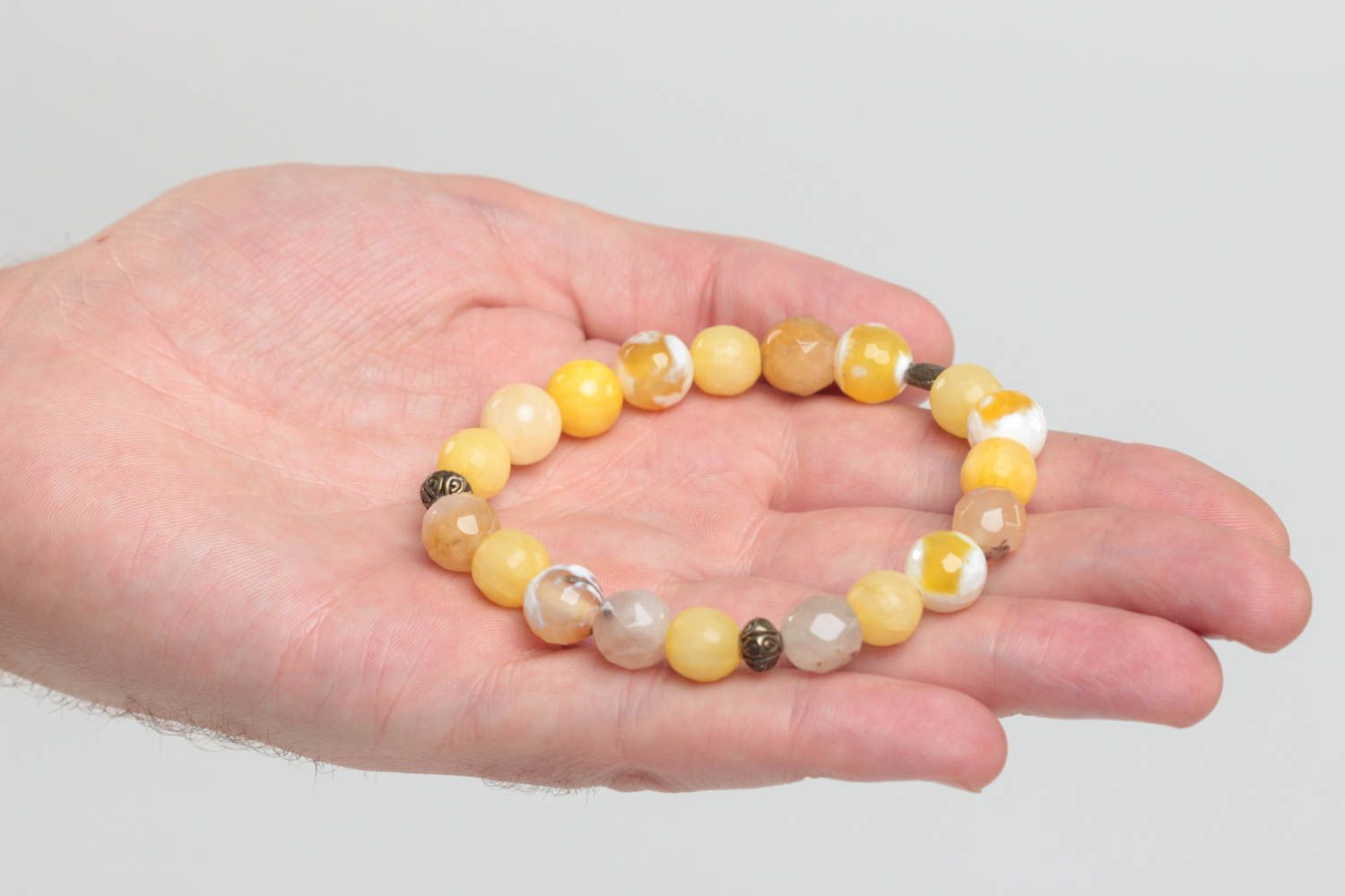 Handmade bracelet unusual bracelet designer accessory gift ideas stone jewelry photo 5