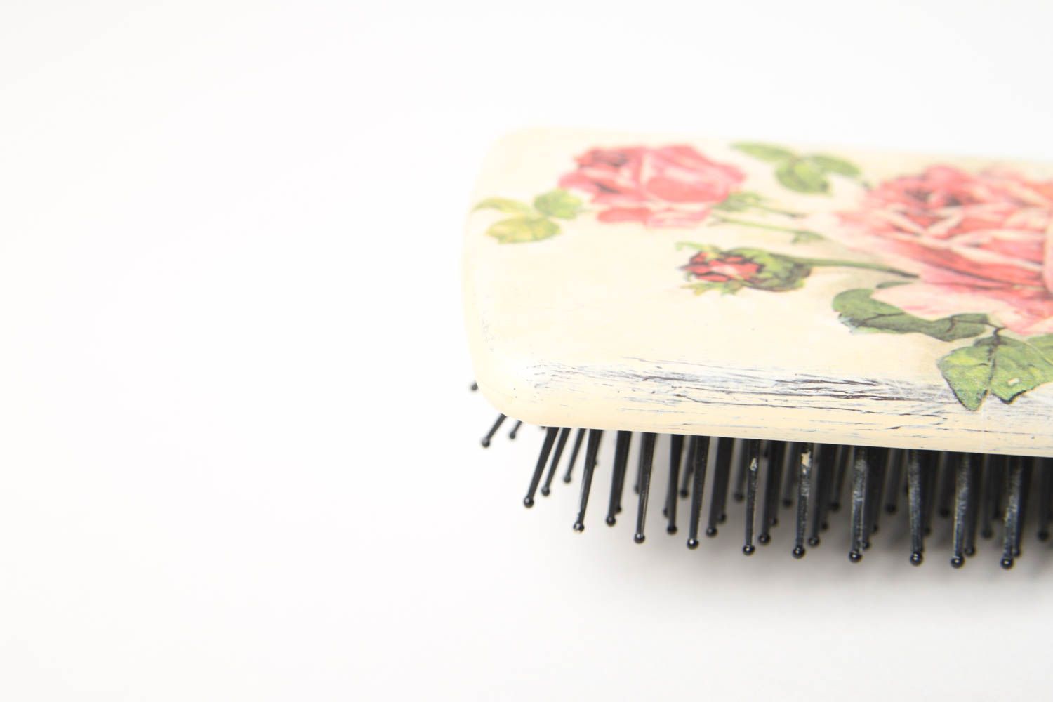 Haarbürste für lange Haare handmade Holz Haarbürste Haar Accessoire originell foto 5