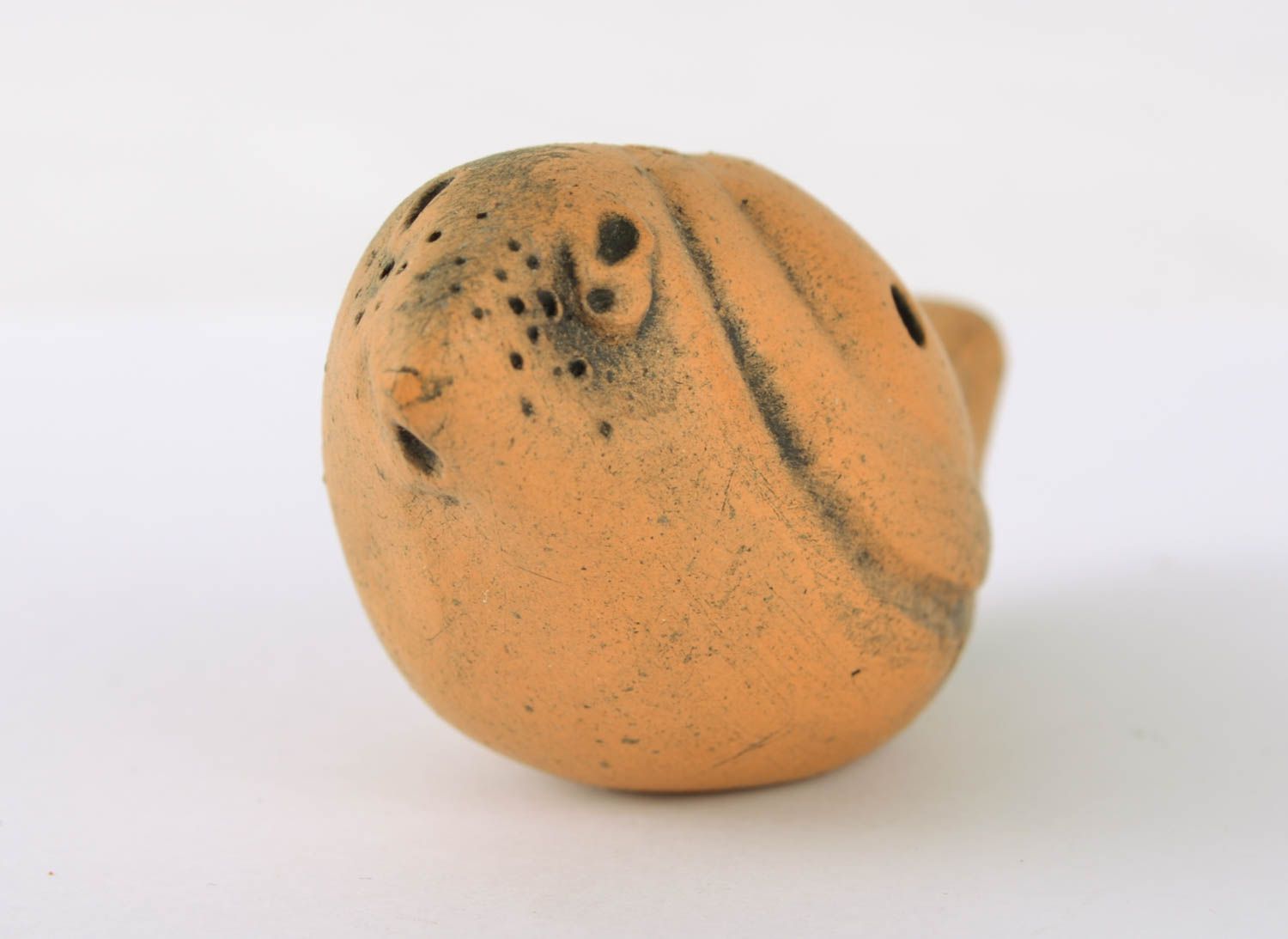 Ceramic folk toy whistle photo 3